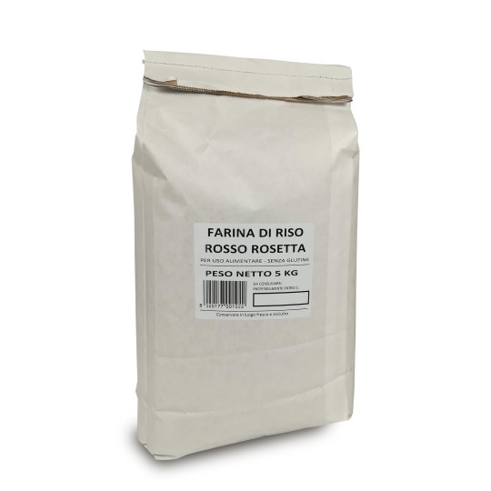 Farina di Riso Rosso Rosetta 5 kg