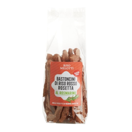 Rosso Rosetta Rice flour Sticks with Rosemary